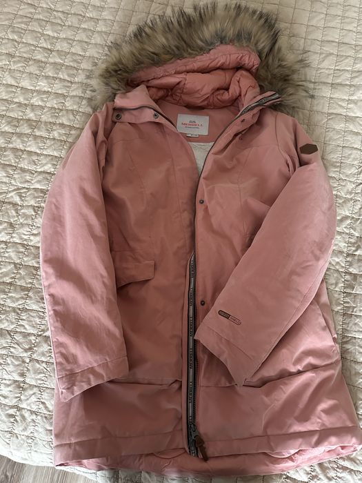 Зимове персикове пальто парка Merell