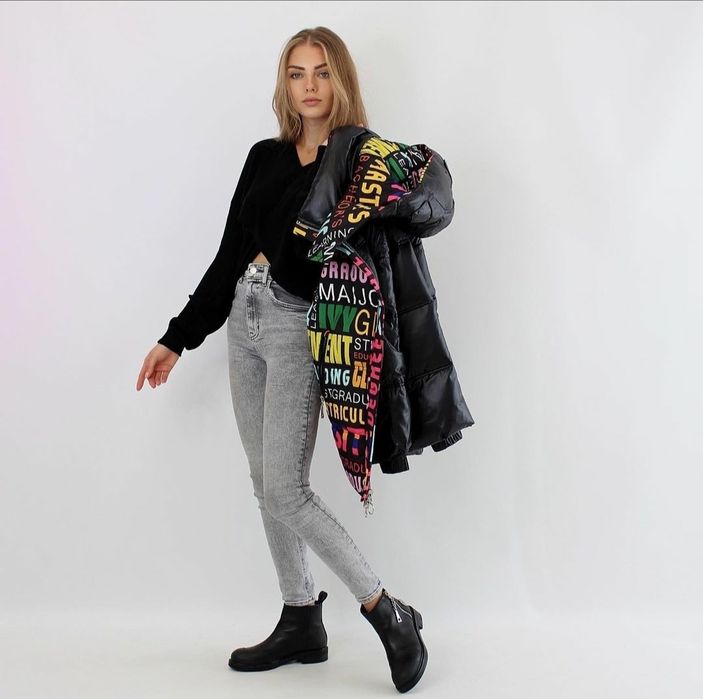 Пуховик,куртка двусторонняя