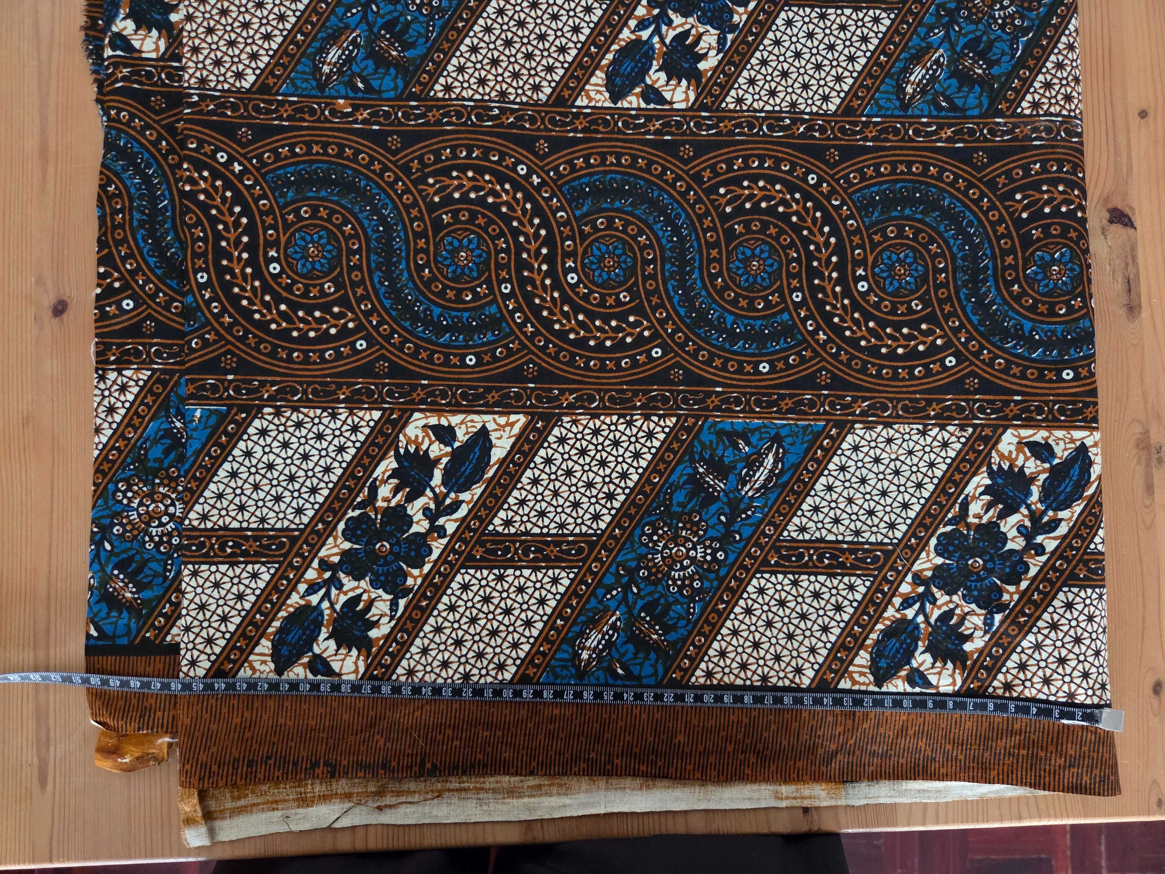 Tecido padrão africano 1,10m x 4m a 4,50m