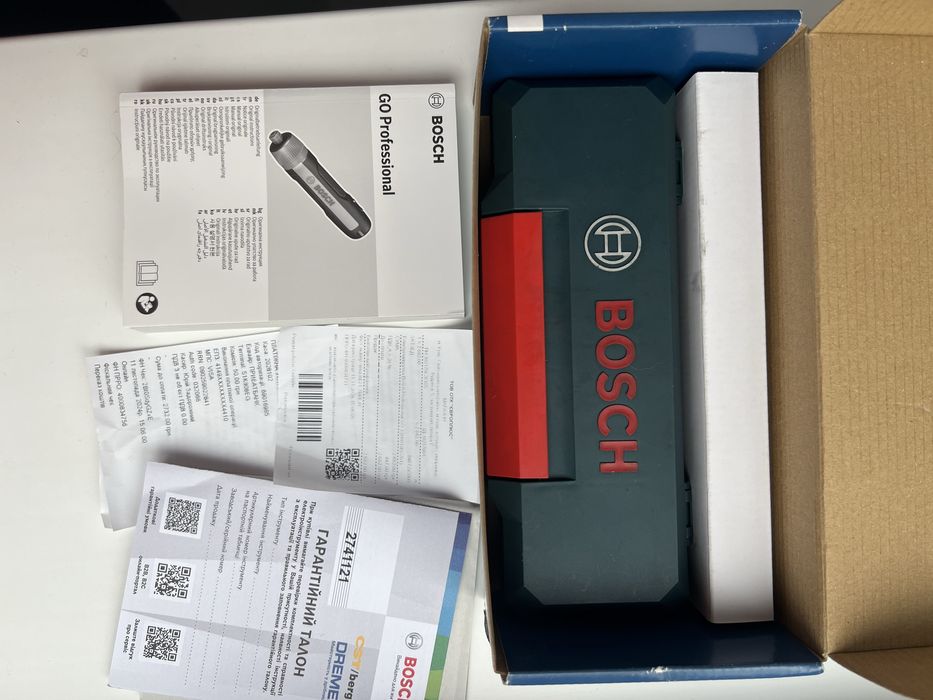 Акумуляторна електровикрутка Bosch