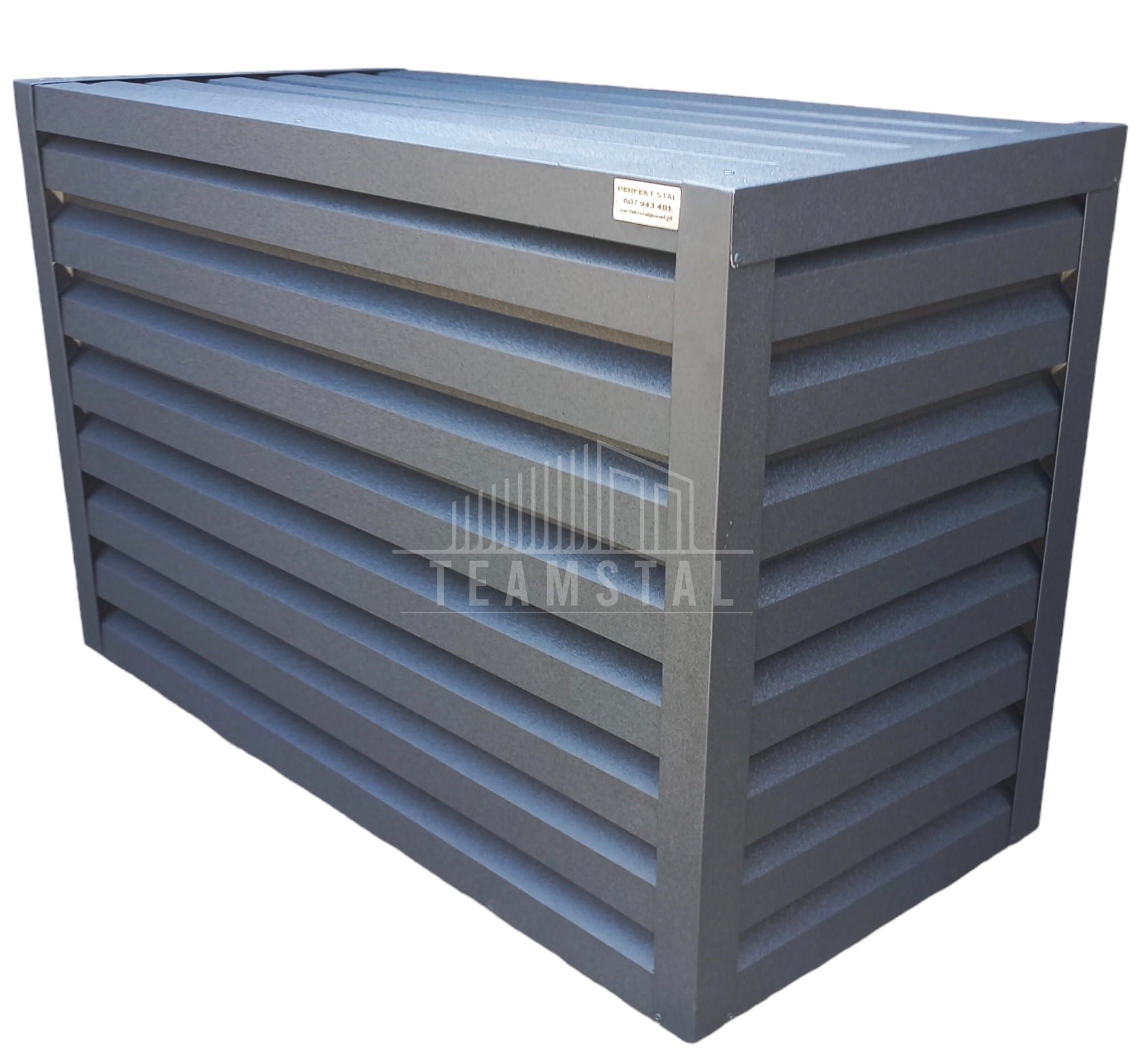 Osłona klimatyzatora - pompy ciepła 100x40x90 cm antracyt TS559