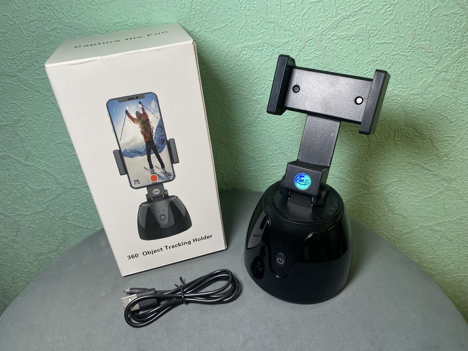 Смарт штатив с датчиком движения 360°, портативный 1200 mAh