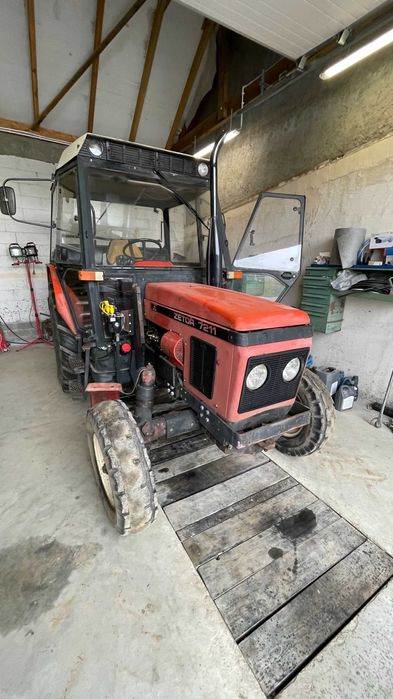 Zetor 7211 + TUR 4, z ładowaczem, 1989 rok