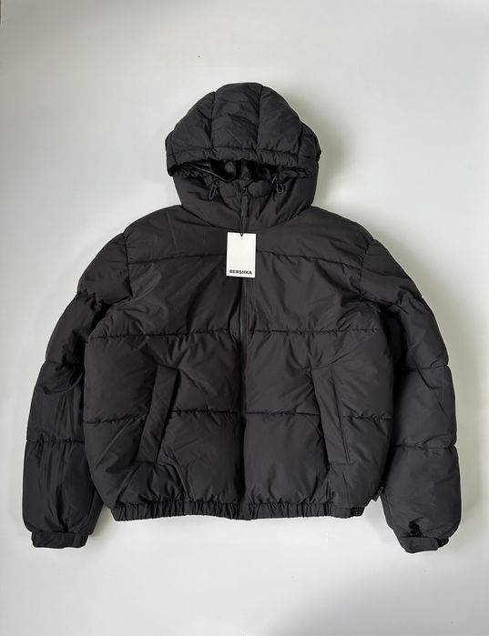 Зимова Куртка Bershka тепла Пуховик Puffer Бершка курточка jacket дута
