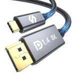 Кабель type-c displayport 1.4, 2 метра