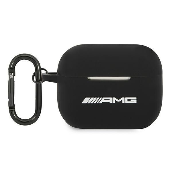 Amg Amaprbk Airpods Pro Cover Czarny/Black Silicone Big Logo