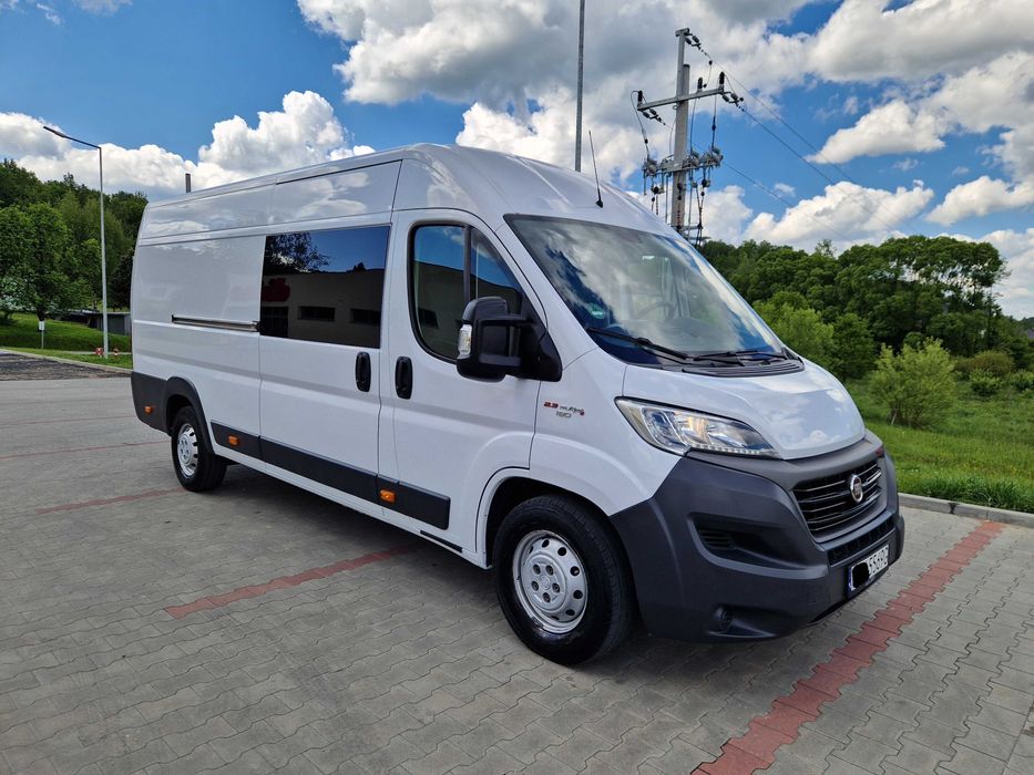 Fiat Ducato L4H2 MAX 180 Km 6 7 Osób Brygadówka Master F-Vat 23 %