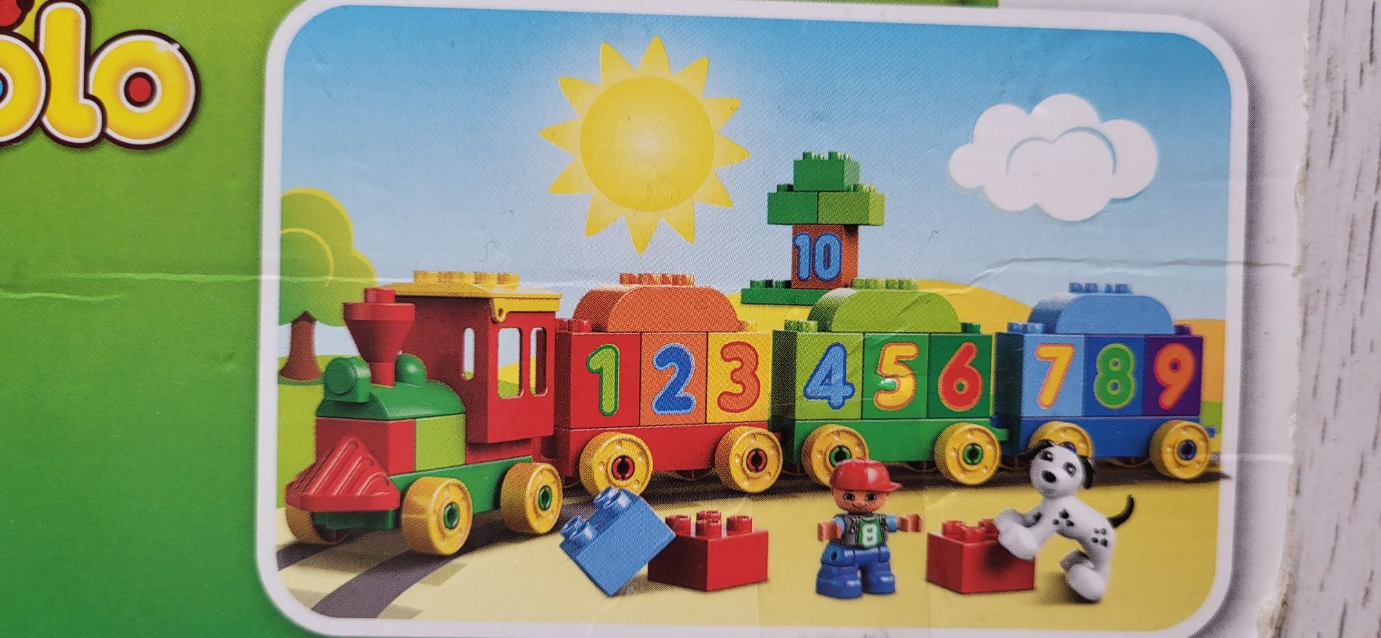 Lego duplo pociąg z cyferkami do nauki cyferek 10558