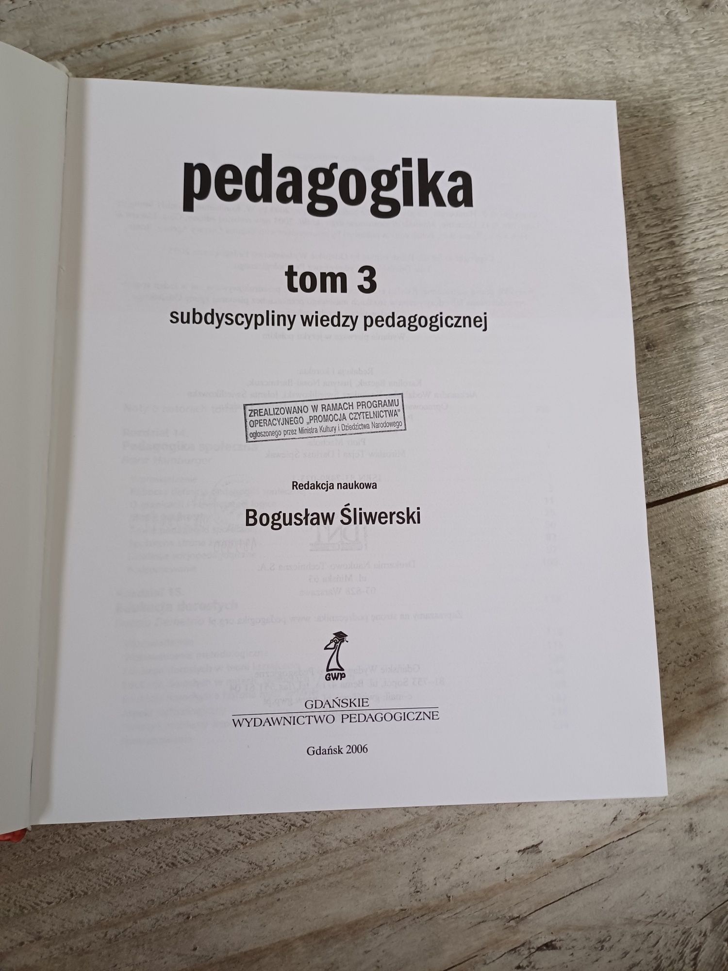 Pedagogika tom 3 Bogusław Śliwerski