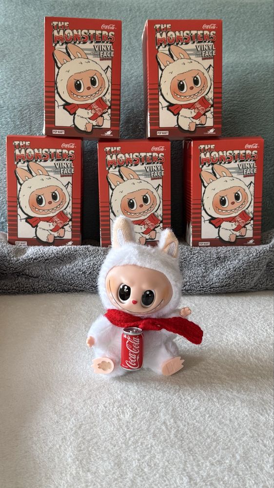 Labubu Coca-Cola The Monsters VINYL FACE