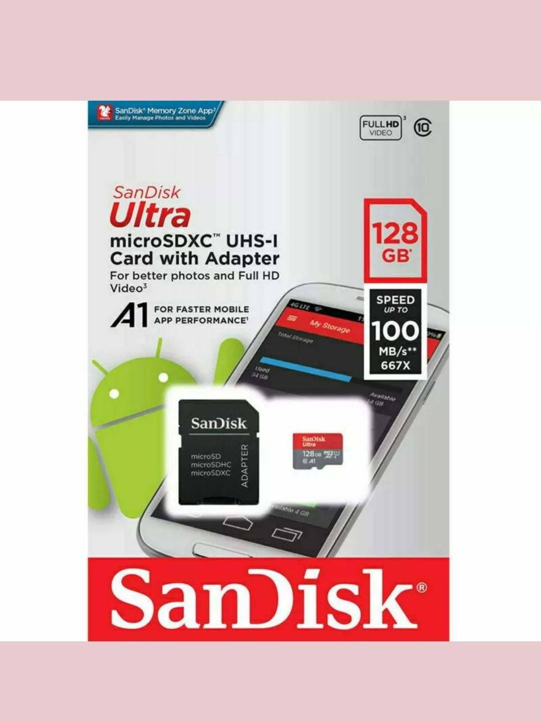 Cartão micro SD 128GB