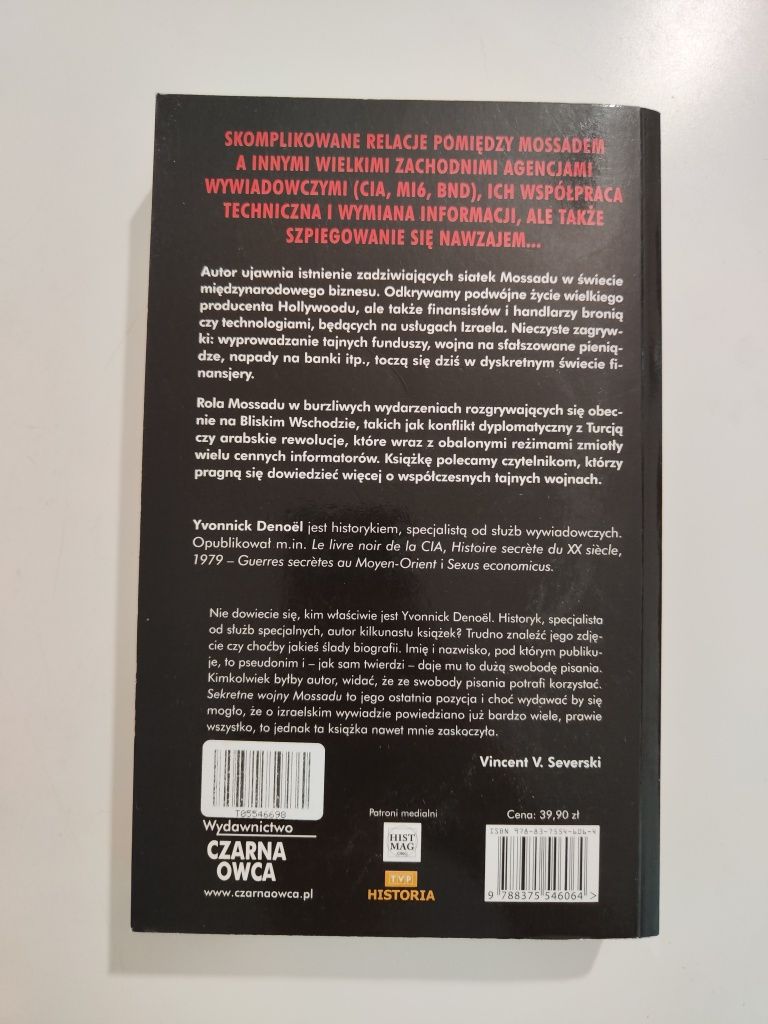 Sekretne wojny Mossadu - Yvonnick Denoel