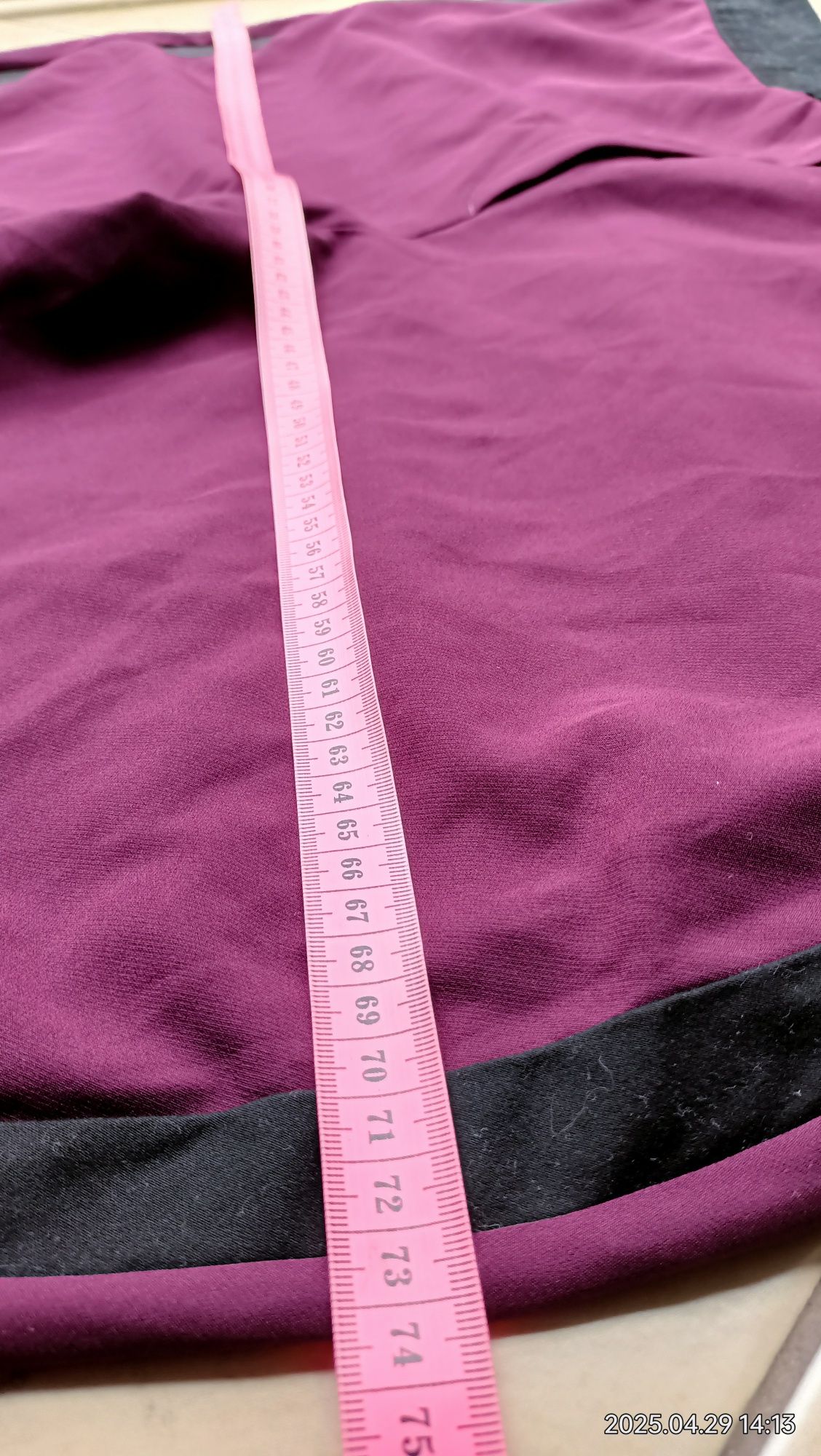 Fioletowe spodnie materiałowe Bon Prix rozm. 56