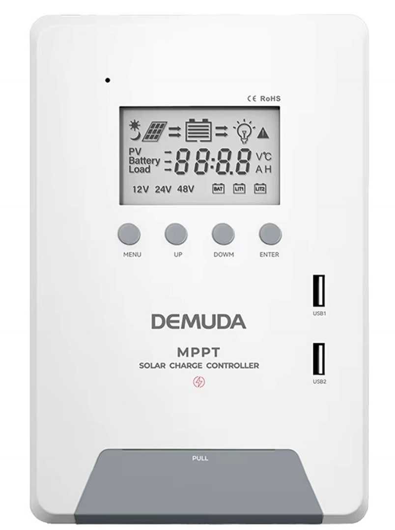 DEMUDA  MPPT Carregador De Bateria, 12V, 24V, 48 40A,60A