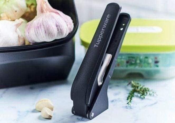 Prensa para alhos Tupperware