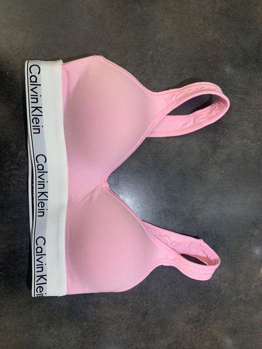 Bawełniany biustonosz sportowy Calvin Klein XXS/XS