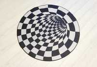 Декоративний килим коврик з 3D ефектом та оптичною ілюзією