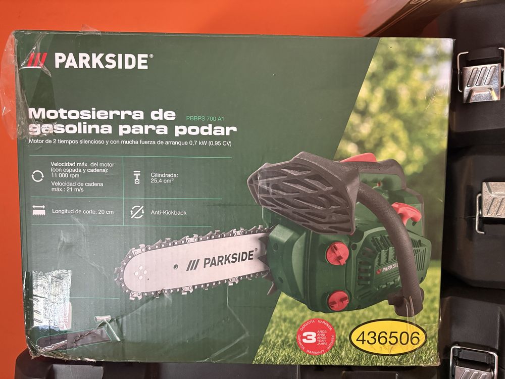 Motoserra de Poda a Gasolina - PARKSIDE- NOVA