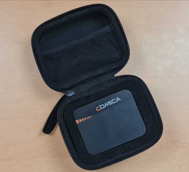 COMICA Vimo C3 - Microfone DUPLO lapela sem fio com CAIXA carregamento