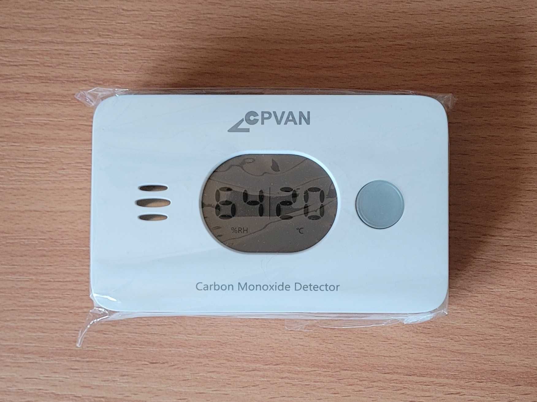 Czujnik tlenku węgla 3w1 detektor CO CPVAN wyświetlacz LCD