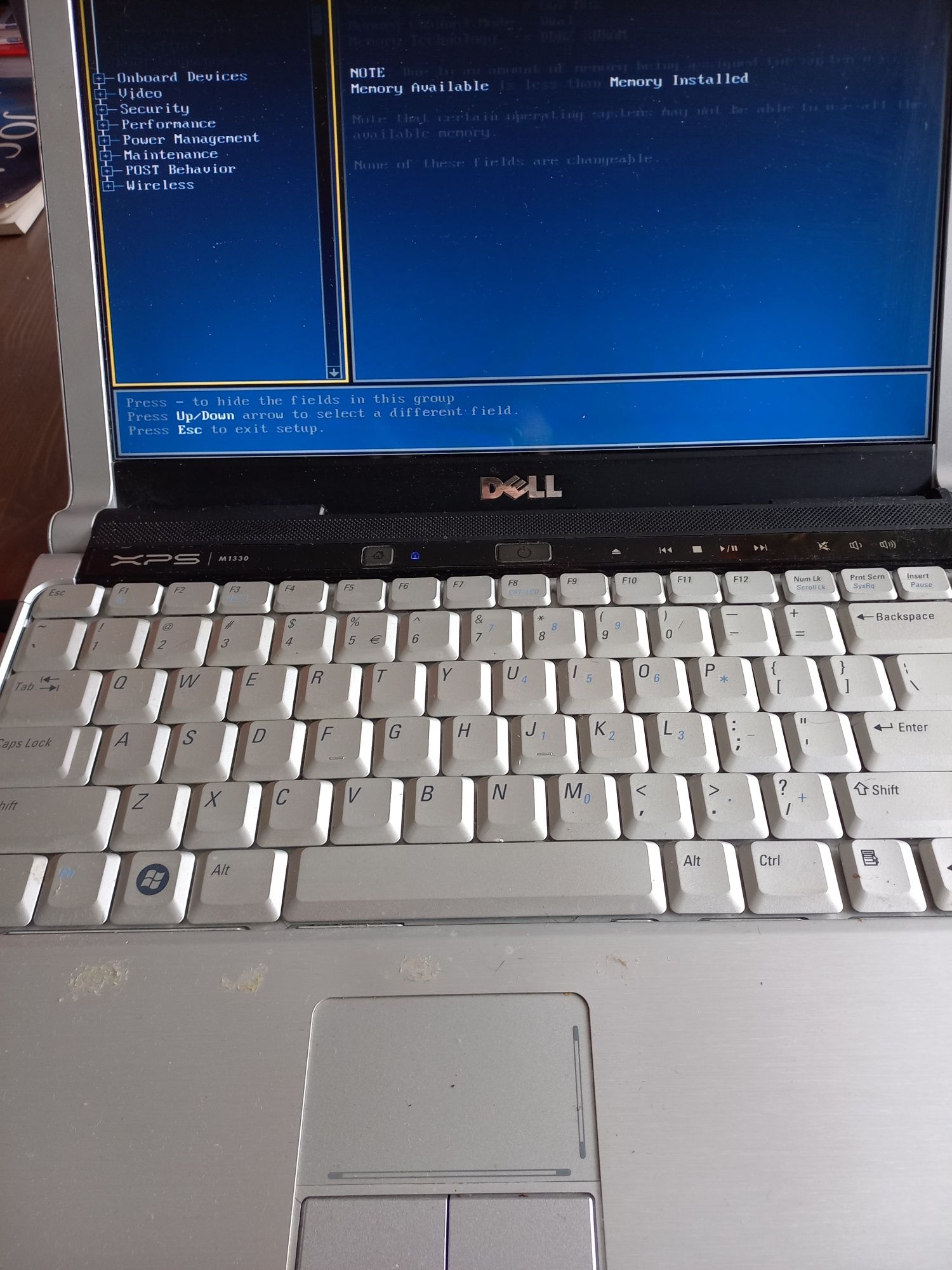 Laptop Dell XPS M1330 + zasilacz