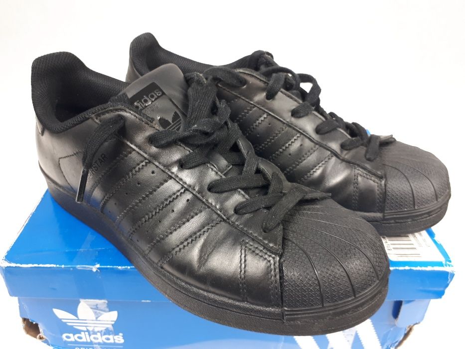 Obuwie sportowe ADIDAS superstar czarne us6 eu 38 2/3