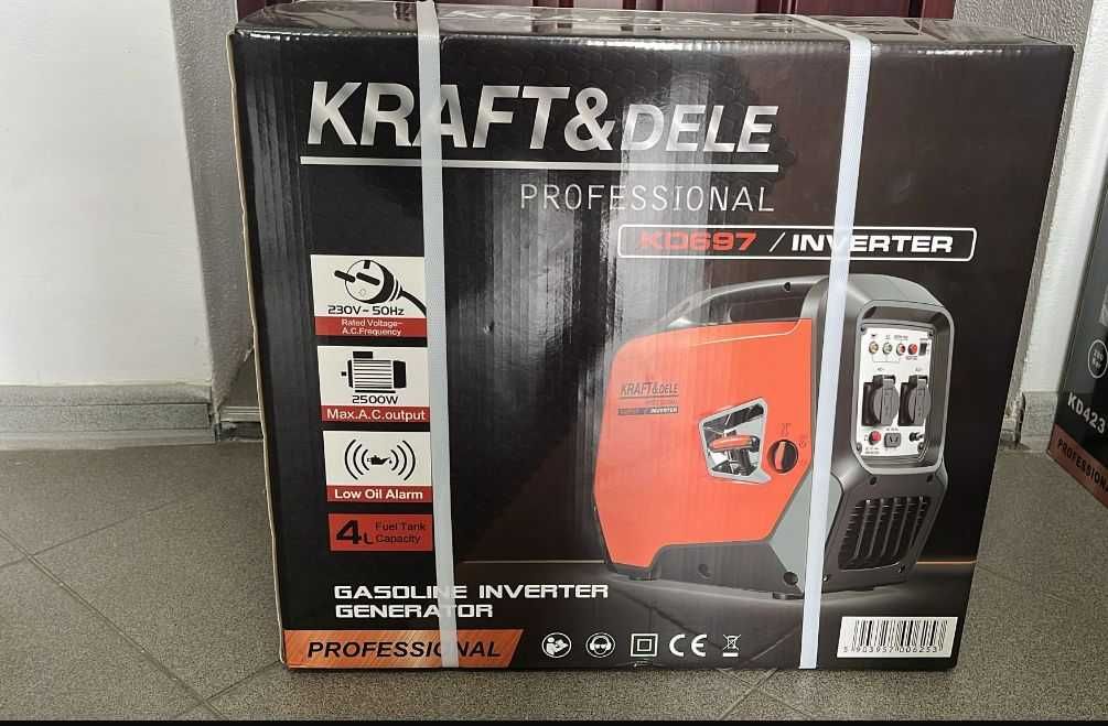Cichy Agregat prądotwórczy Eko inwertorowy 2,3kW AVR cichy miedziany
