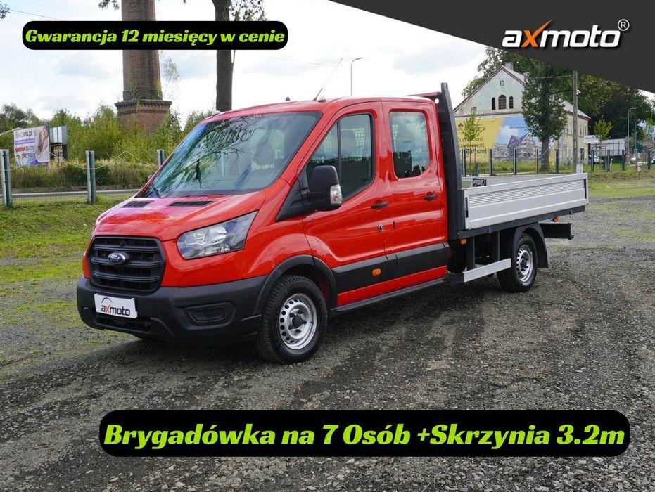 Ford Transit  Podwójna Kabina_Doka_MAXI paka skrzynia załadowcza_