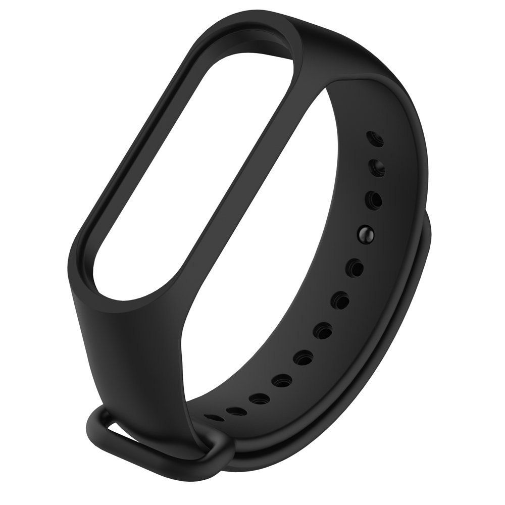 Silikonowa Opaska Zamienna Do Xiaomi Mi Band 4 / Mi Band 3 Czarny