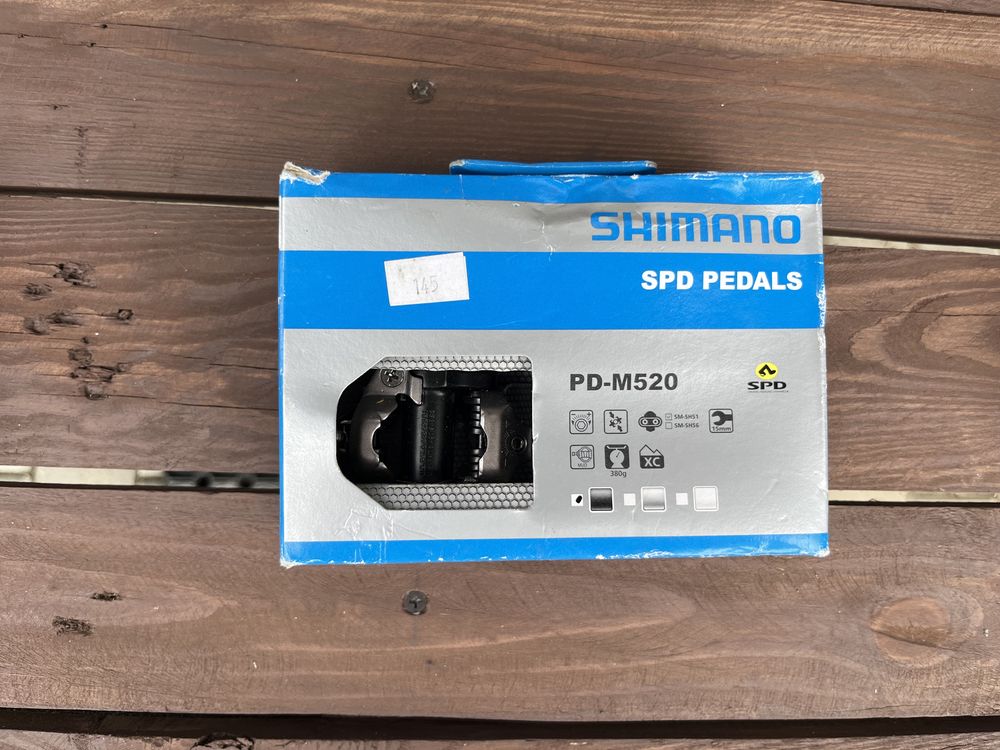 Pedały rowerowe SHIMANO SPD PD-M520
