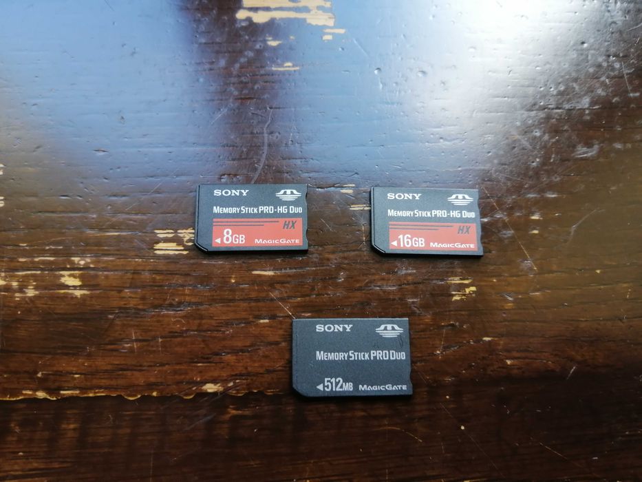 Sony Memory Stick PRODuo 16 8Гб 512Mb до PSP фото відео + картрідерUSB