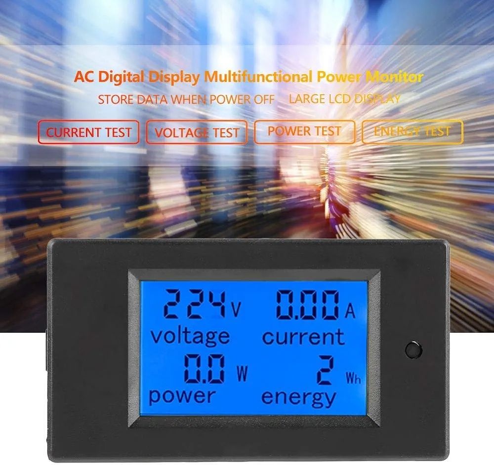 Miernik napięcia prądu pzem-061 wyświetlacz lcd