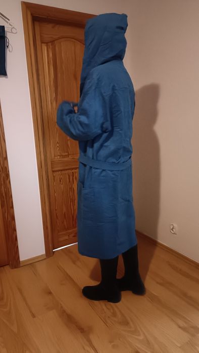 Szlafrok męski z mikrofibry na basen