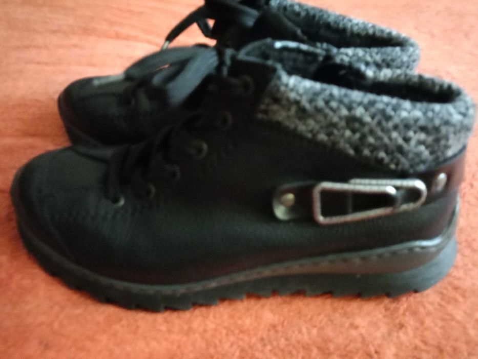 RIEKER ANTISTRESSS Ocieplane roz38 24cm Skóra Nowe Okazja