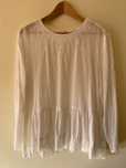 Blusa branca com bordados H&M