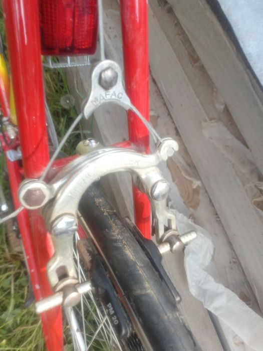 Rower szosowy retro kolarka po serwisie