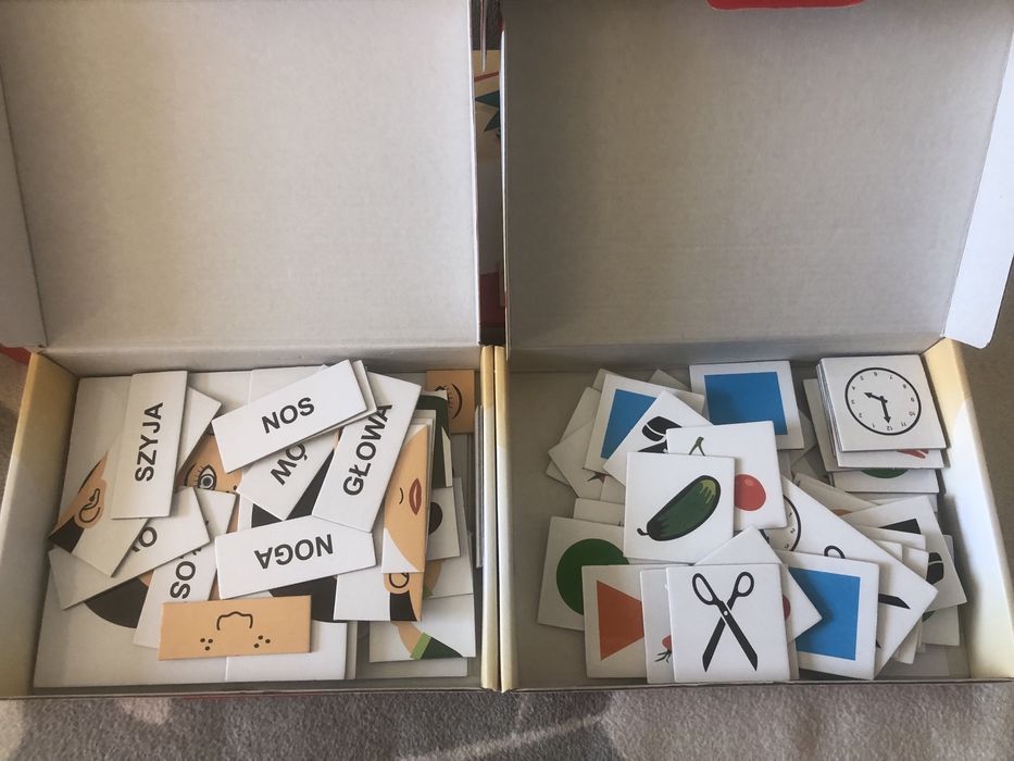 Zestaw logopedia Arson 6szt logopedyczny Kolory Taki sam Sekwencje