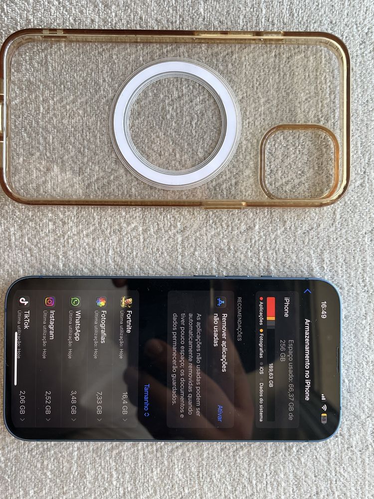 Iphone 13 perfeito estado troco