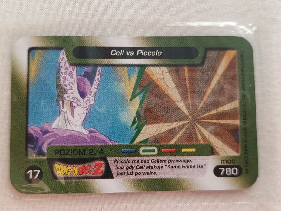 Dragon Ball Z Cell vs Piccolo karta kolekcjonerska