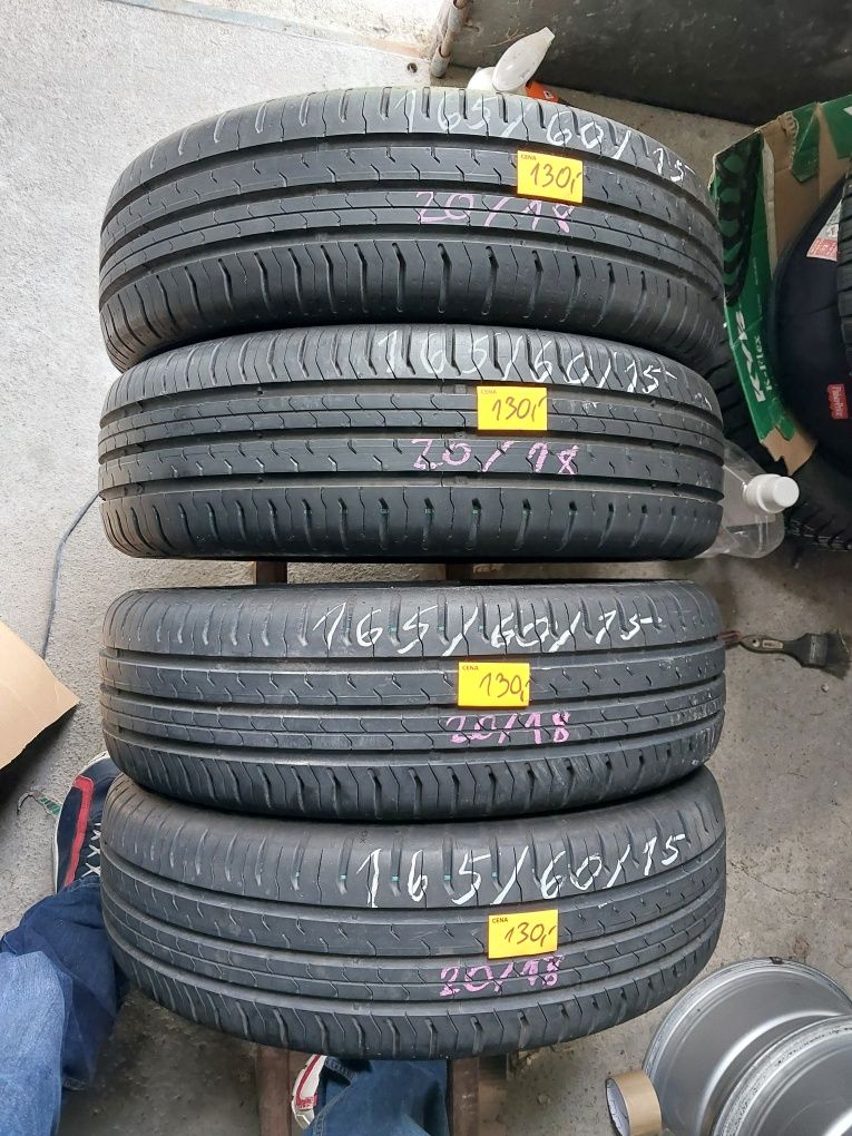 4x165/60r15 Continental Contact 5, 18rok!