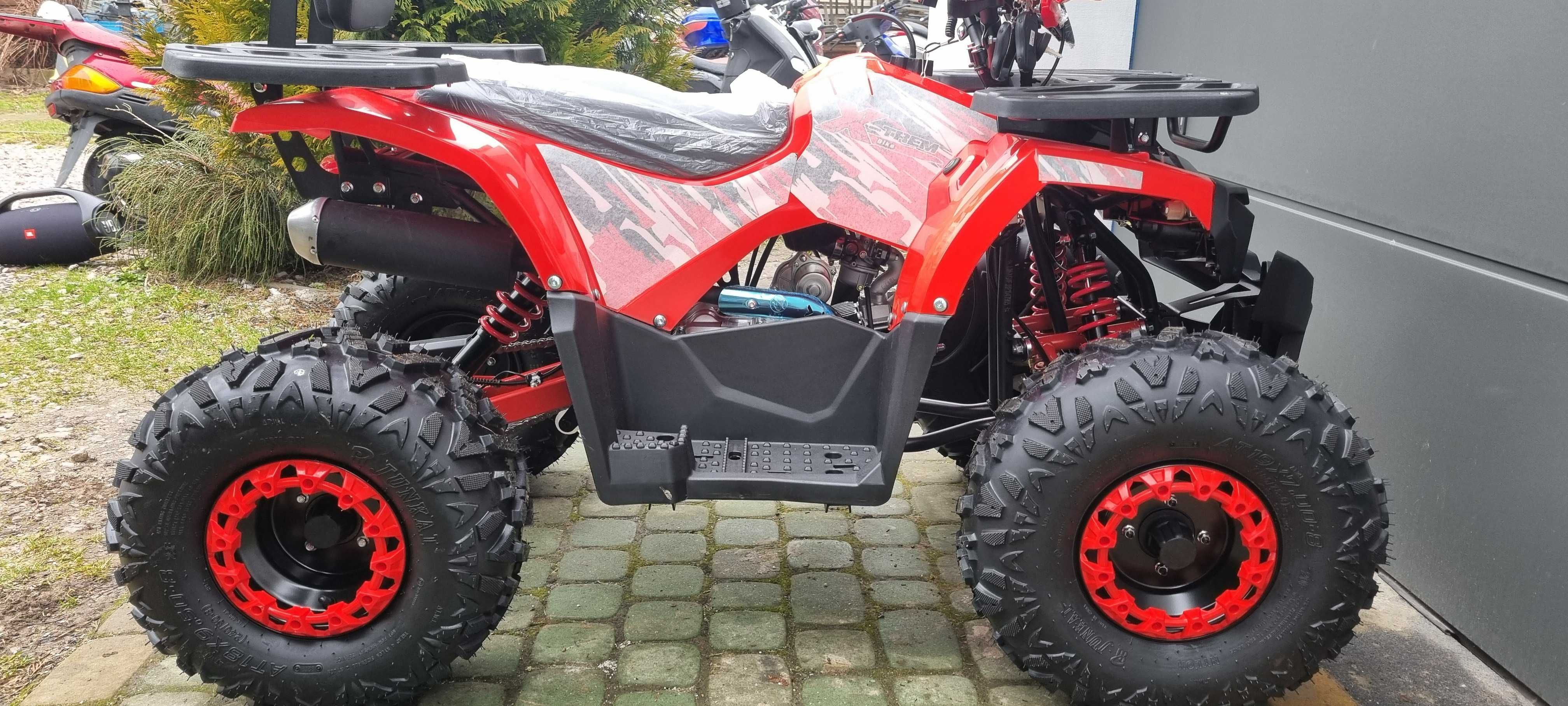 Quad HB-ATV125F KOŁO 8" X-TREM Czerwony