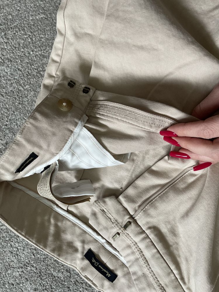 Spodnie massimo dutti s xs beżowe
