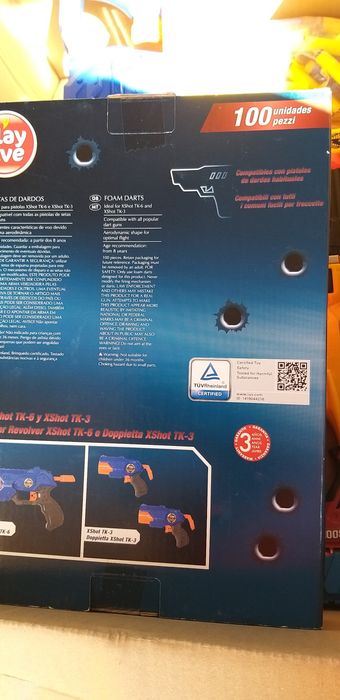 Conjunto de pistolas de dardos completa
