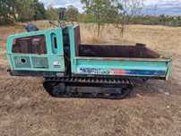 Mini Dumper de lagartas basculante Hanix RT105D a gasóleo - Japonês