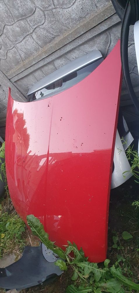 Maska przod  pokrywa silnika Seat leon I czerwona ładna toledo II