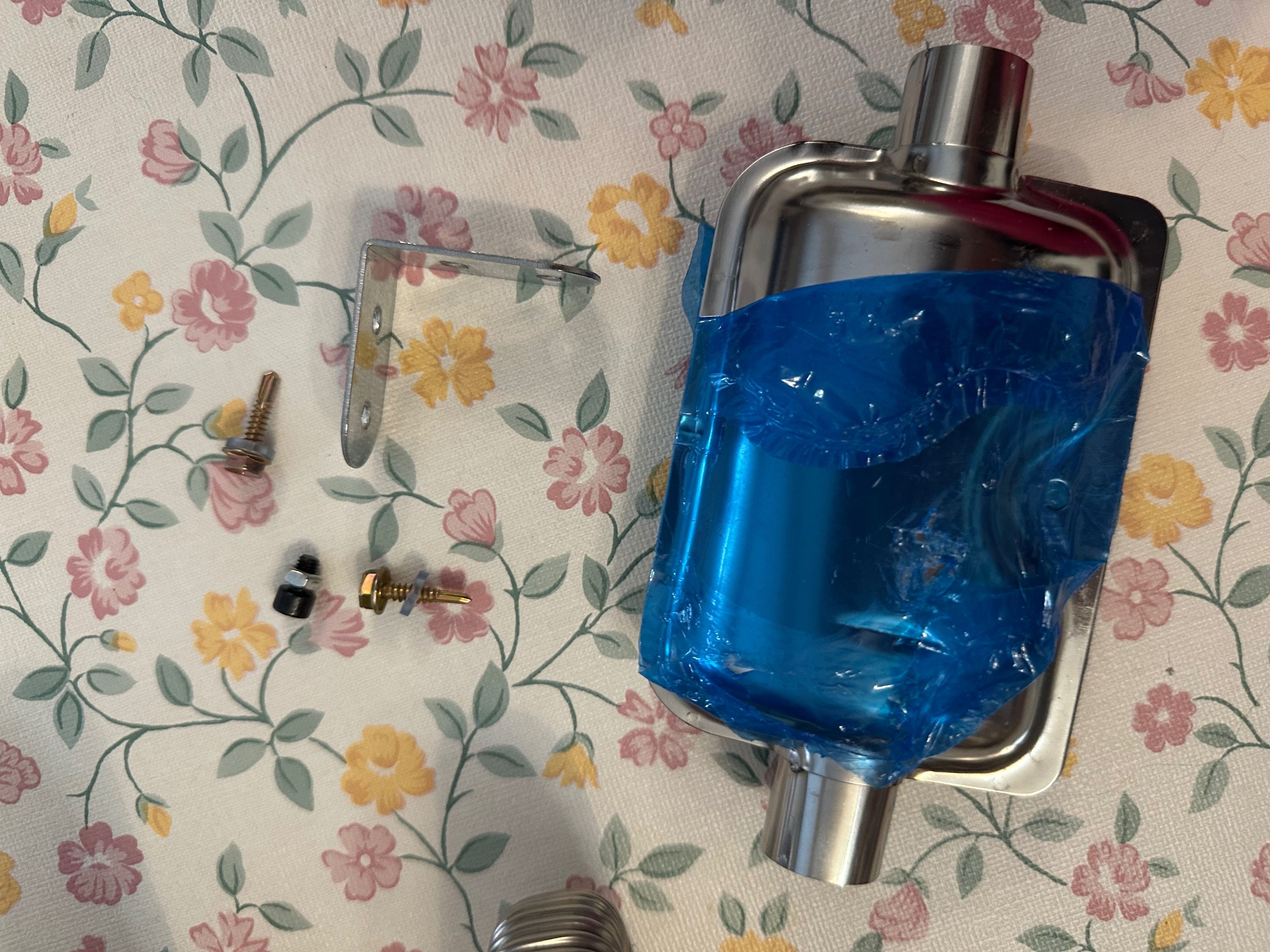Kit de Tubo Flexível com Silenciador Inox – NOVO