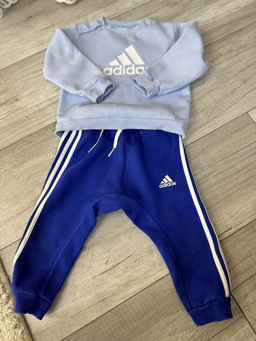 Спортивний костюм Адідас для хлопчика 80 розмір на флісі