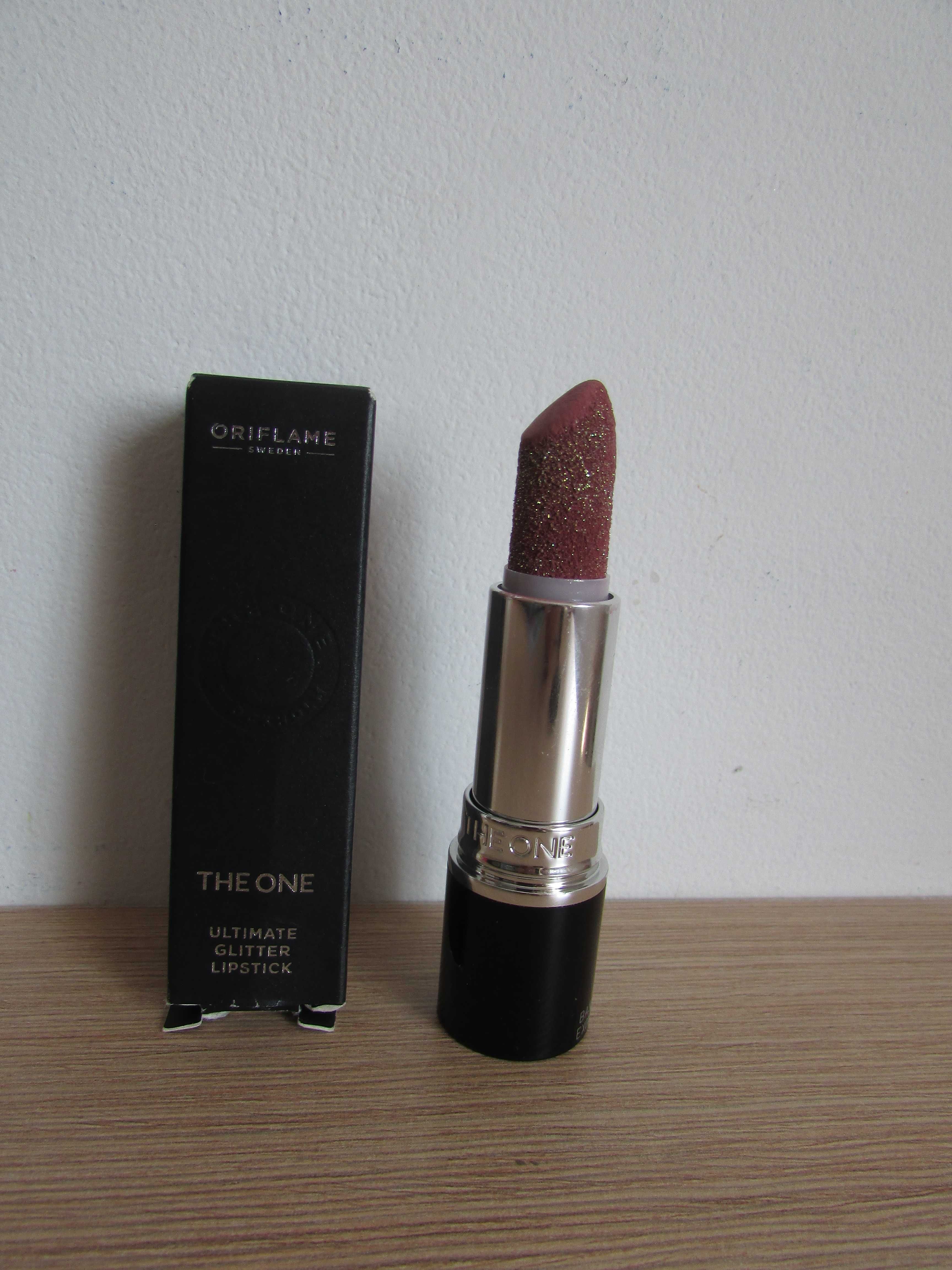szminka pomadka do ust Oriflame The One Ultimate Glitter Unique Nude