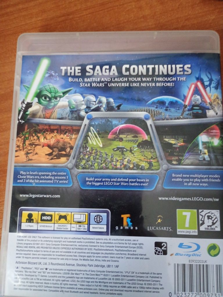 Gra PS3 star wars III the clone wars