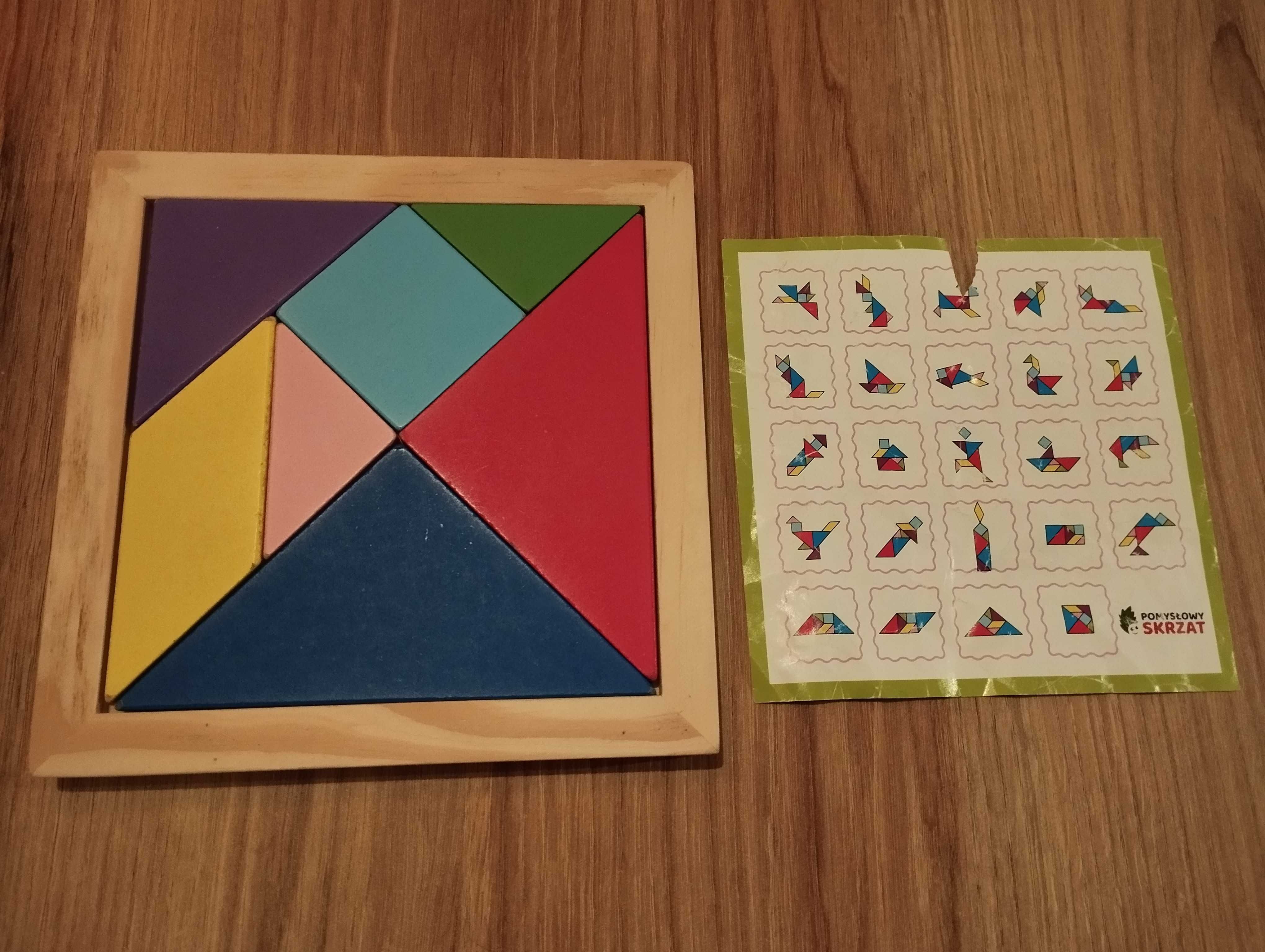 Puzzle maxi Świnka Peppa, tangram